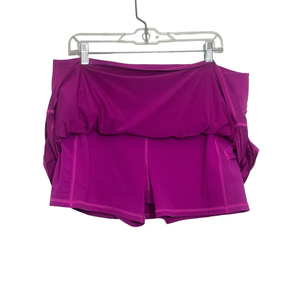 Athleta XL Fuschia Skort Pockets (two small snags)‎ See images - Picture 8 of 10